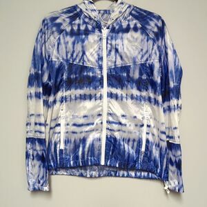 American Eagle Blue Tie Dye Windbreaker